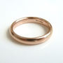 Recycled Rose Gold Wedding Ring, thumbnail 1 of 2