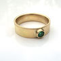 Gold Emerald Ring, thumbnail 2 of 3