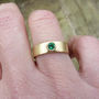 Gold Emerald Ring, thumbnail 3 of 3