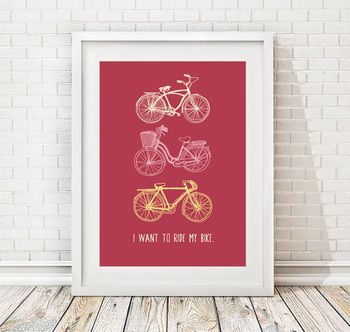 Personalised Cycling Print, 3 of 6