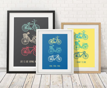 Personalised Cycling Print, 4 of 6