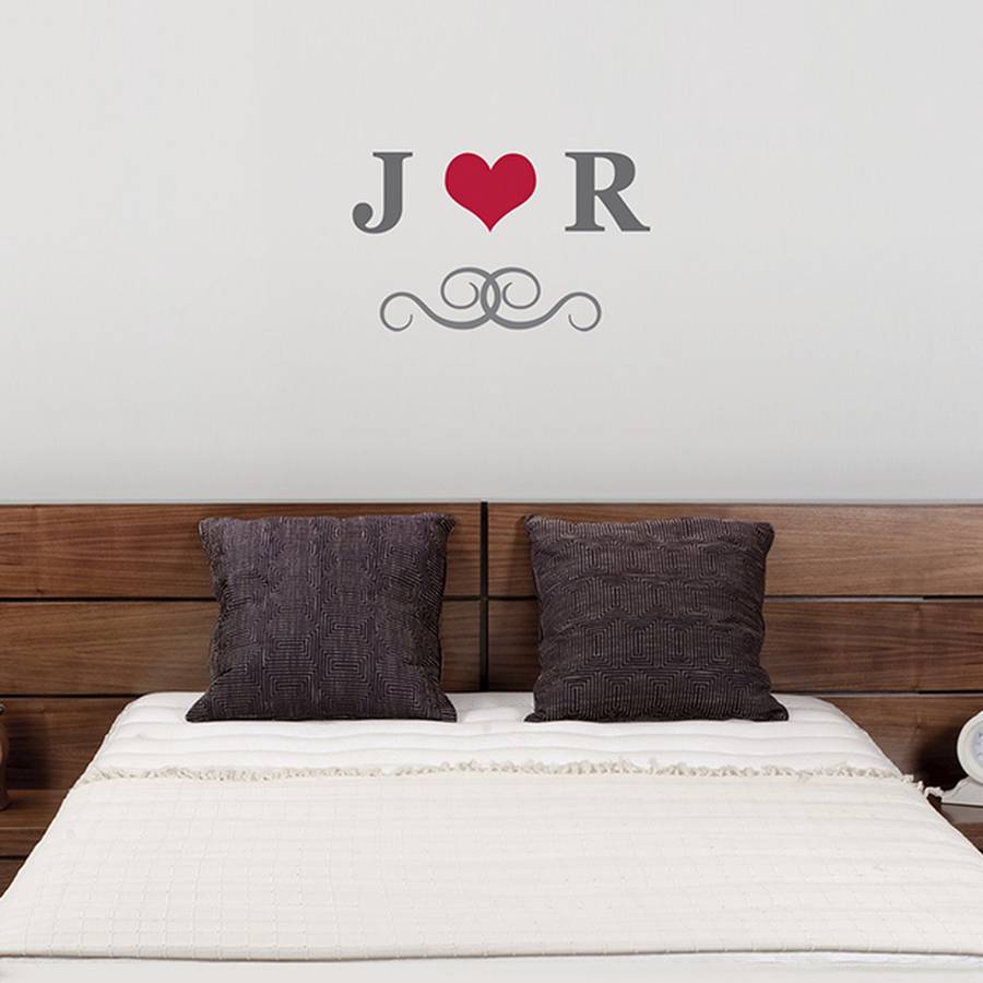 Wedding Anniversary Heart Personalised Wall Art By Chalk And Cheese