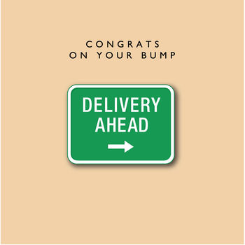 'Congrats On Your Bump' Card, 2 of 2