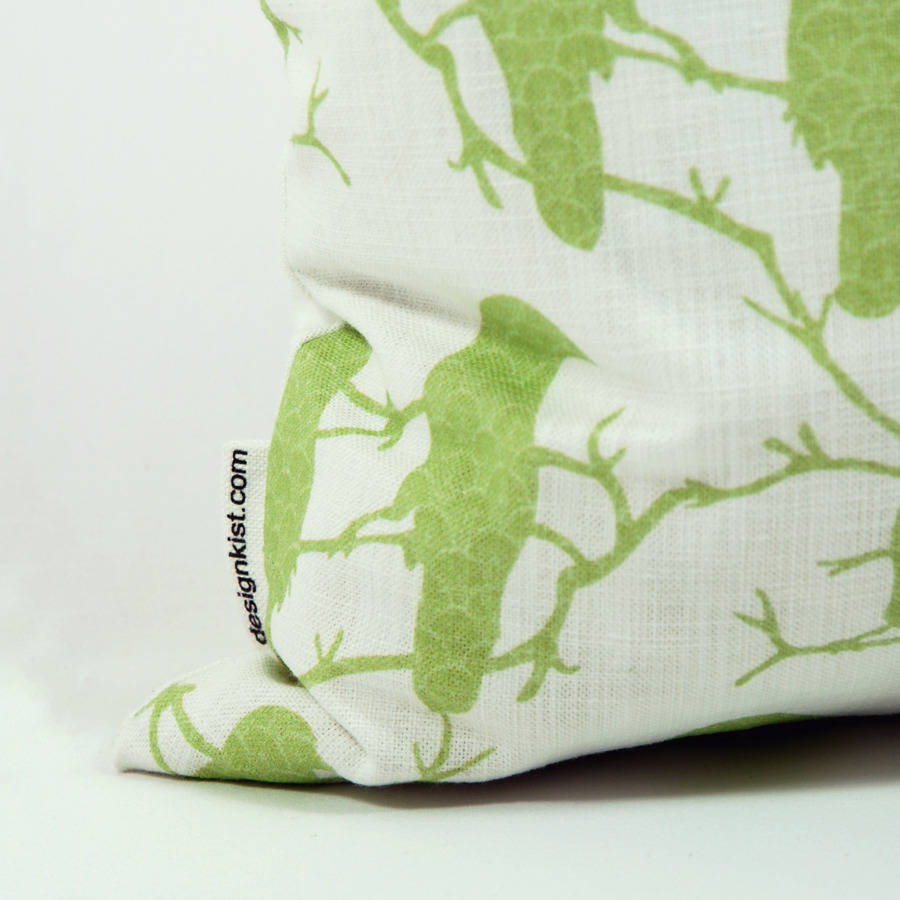green bird cushion cover by victoria & abigail