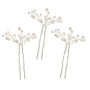 Wedding Hair Pins Freshwater Pearls In Gold Or Silver, thumbnail 5 of 7