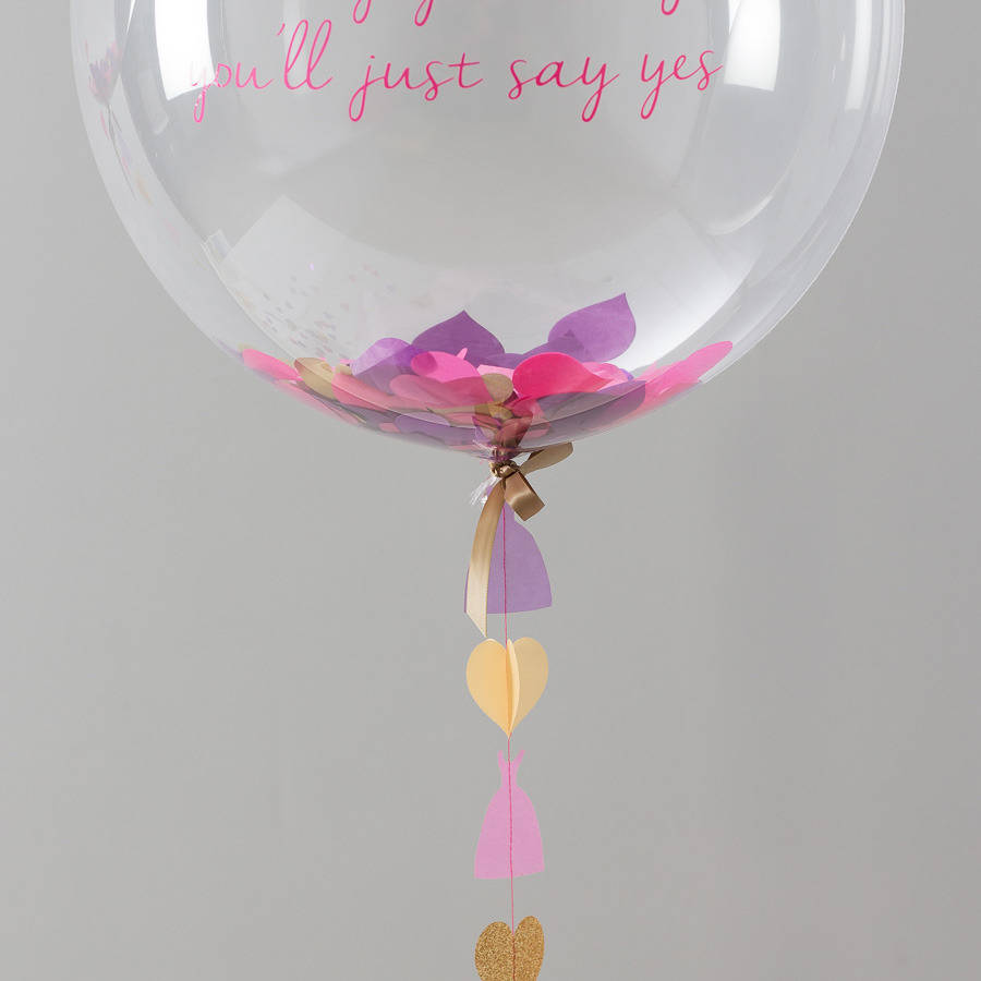 'will you be my bridesmaid?' balloon by bubblegum balloons ...