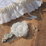 Bridal Hair Comb 'Ivy' Handbeaded Hair Piece, thumbnail 5 of 6