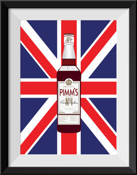 Personalised 'Number One Pimm's Drinkers' Print, 3 of 5
