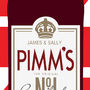 Personalised 'Number One Pimm's Drinkers' Print, thumbnail 4 of 5