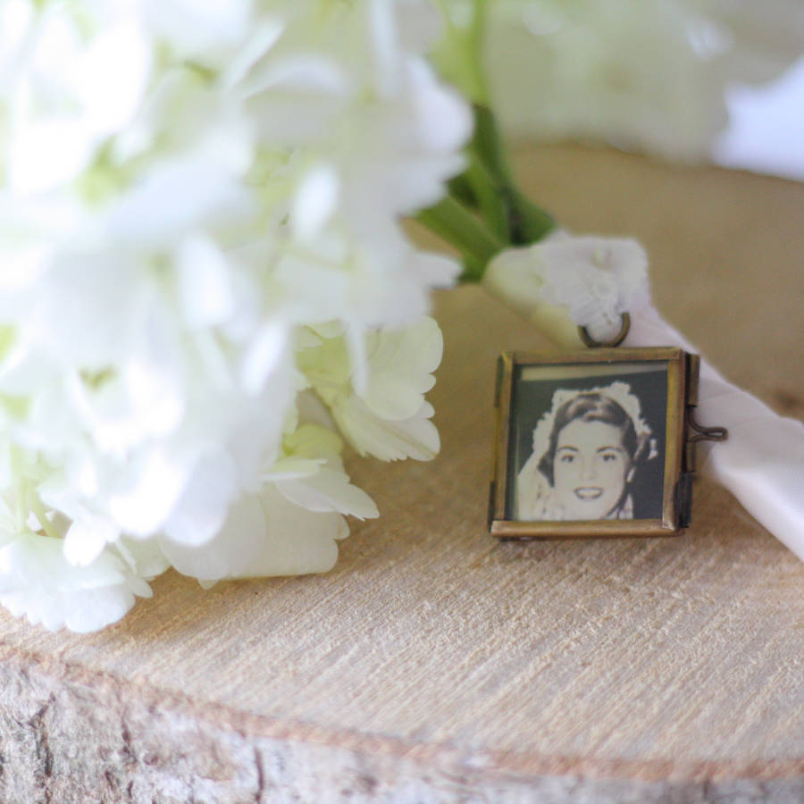 Tiny Photo Frame For Wedding Bouquet By The Wedding Of My Dreams Notonthehighstreet Com