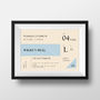 Personalised Retro Style Sports Ticket Print, thumbnail 3 of 3