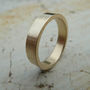 Recycled 9ct Yellow Gold Wedding Band, thumbnail 2 of 3