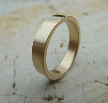Recycled 9ct Yellow Gold Wedding Band, 2 of 3