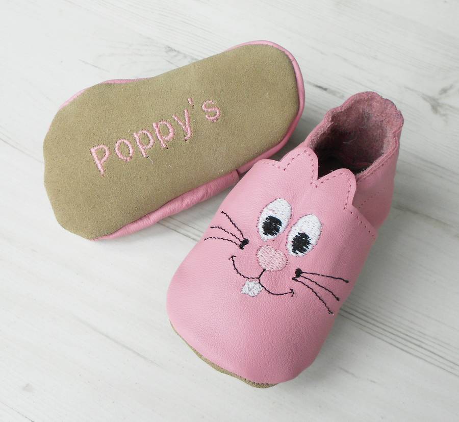 personalised easter bunny children's slippers by born bespoke ...