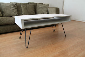 Pallet Coffee Table In Solid White, 4 of 6