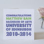 Personalised Congratulations Graduation Card, thumbnail 2 of 5