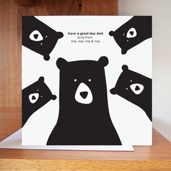 Build Your Own Dad Bear, Birthday Card, 5 of 8