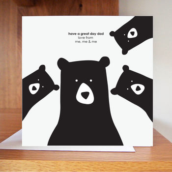 Build Your Own Dad Bear, Birthday Card, 6 of 8