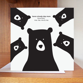 Build Your Own Mum Bear Birthday Card, 4 of 7