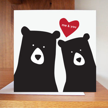 Me And You, Anniversary Selfie Bear Card, 4 of 4