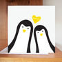 Penguin Me And You Anniversary Card, thumbnail 3 of 3
