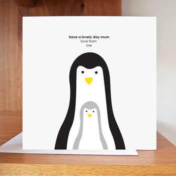 Build Your Own Mum Penguin Mother's Day Card, 5 of 8