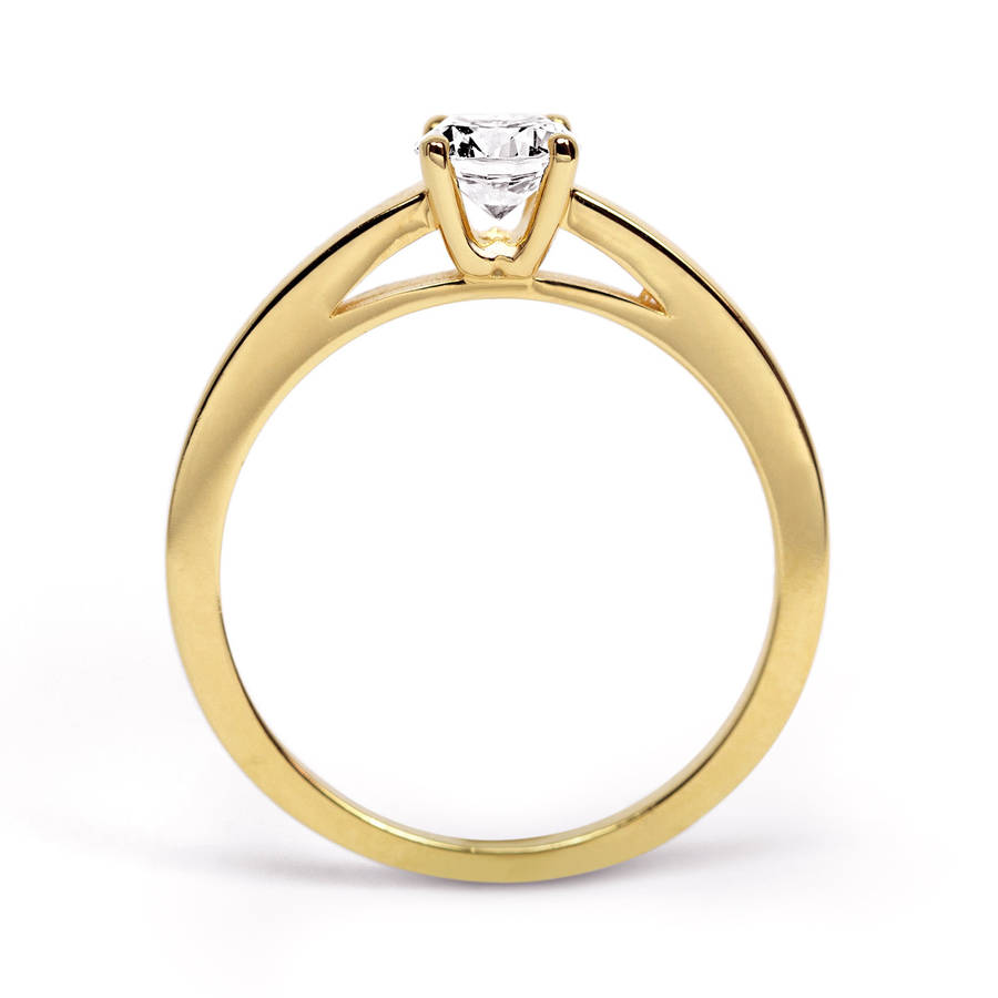 Solar Ethical Fairtrade Diamond Engagement Ring By Lebrusan Studio ...