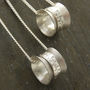 Personalised Silver Spinner Pendant, thumbnail 8 of 12