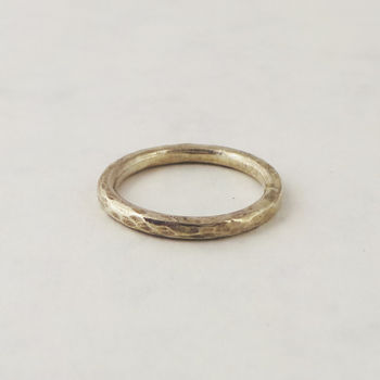 Hammered Band Stacking Ring, 3 of 5