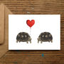 Tortoise Love Card, thumbnail 1 of 2