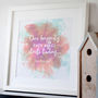Personalised Quote Print, thumbnail 1 of 7