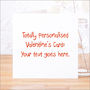Personalised Valentine's Card, thumbnail 1 of 5