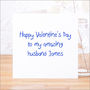 Personalised Happy Valentine's Card, thumbnail 2 of 5