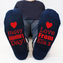 Personalised Happy Valentine's Men's Socks By Sparks And Daughters ...