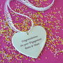 Personalised Wedding Engagement Heart, thumbnail 4 of 5