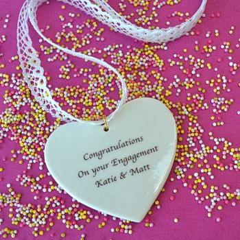 Personalised Wedding Engagement Heart, 4 of 5