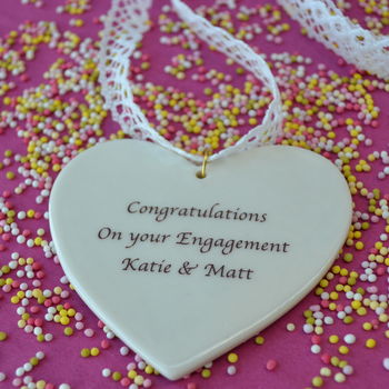 Personalised Wedding Engagement Heart, 5 of 5