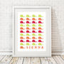 Personalised Name Whale Print, thumbnail 9 of 10