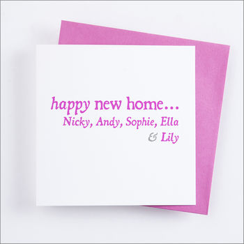 Personalised 'Happy New Home' Card, 2 of 5