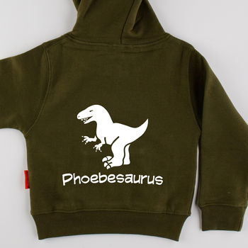 Child's Personalised Dinosaur Hoodie, 10 of 11