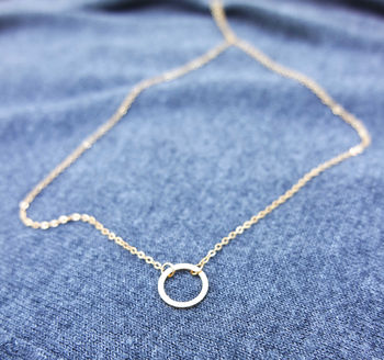 Open Circle Necklace, 2 of 7