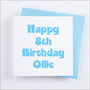 Personalised Age And Name Birthday Card, thumbnail 2 of 4