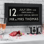 Personalised Wedding Date Bus Print, thumbnail 8 of 10