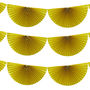 Yellow Paper Hanging Fan Decorations, thumbnail 2 of 2