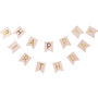 Pastel Pink And Gold Foiled 'Happy Birthday' Bunting, thumbnail 2 of 3