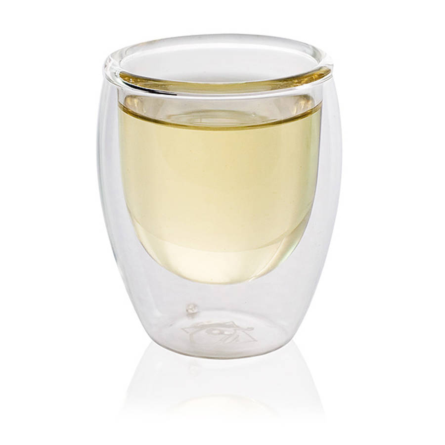 Small Double Wall Glass Cup 80ml By The Exotic Teapot Small Double Wall Glass Cup 80ml