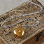 Heart Locket Birthstone Gold Plated Silver Necklace, thumbnail 4 of 6