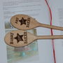 Personalised Pair Of Little And Large 'Bake Off' Spoons, thumbnail 2 of 3