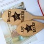 Personalised Pair Of Little And Large 'Bake Off' Spoons, thumbnail 1 of 3