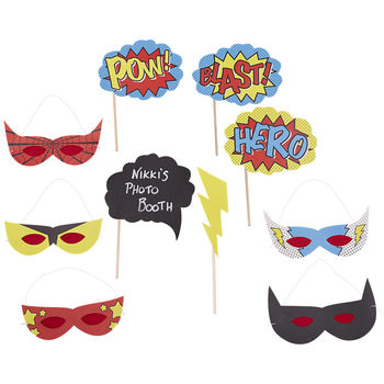 Comic Superhero Party Photo Booth Props, 2 of 3